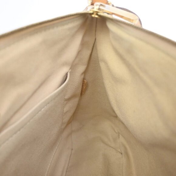 LOUIS VUITTON Siracusa PM Shoulder Bag Damier Azur Leather White N41113 12AA089 - Picture 12 of 15